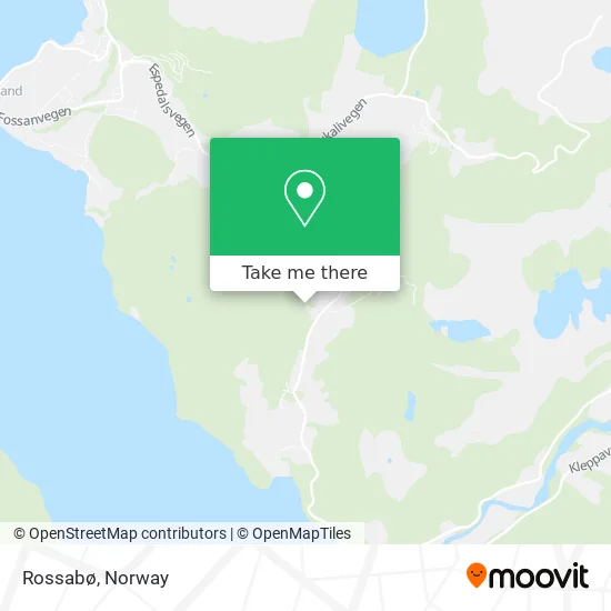 Rossabø map