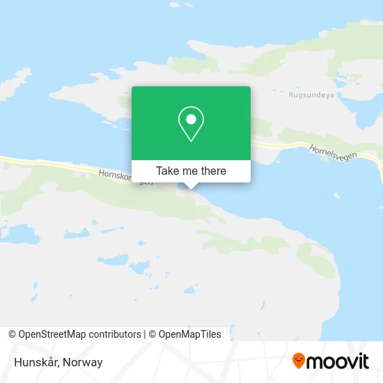 Hunskår map