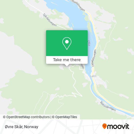 Øvre Skår map