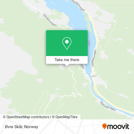 Øvre Skår map