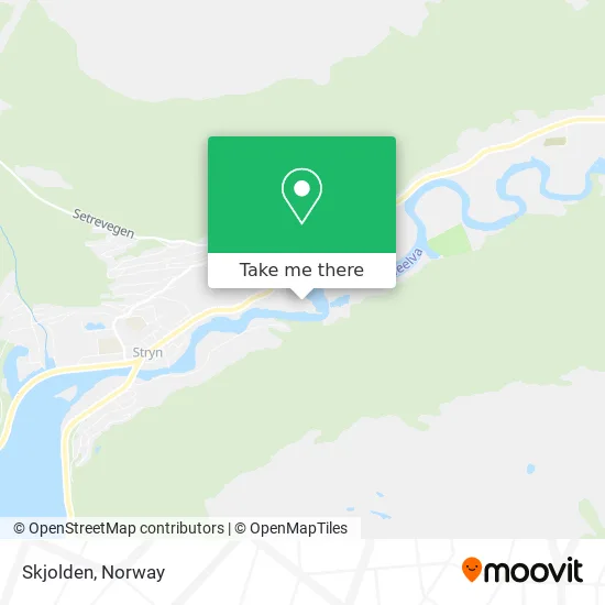 Skjolden map