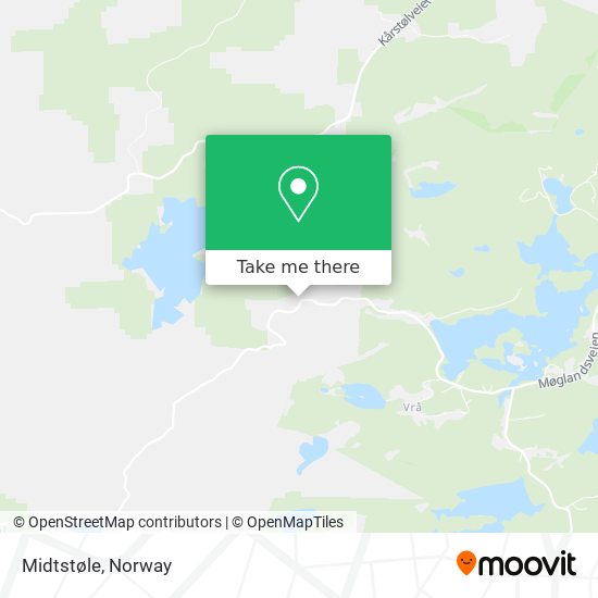 Midtstøle map