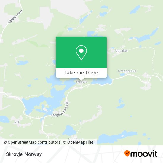 Skrøvje map