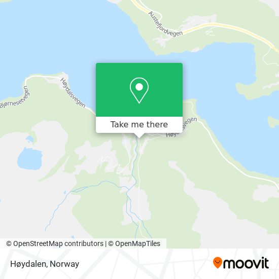 Høydalen map