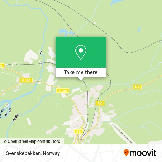 Svenskebakken map