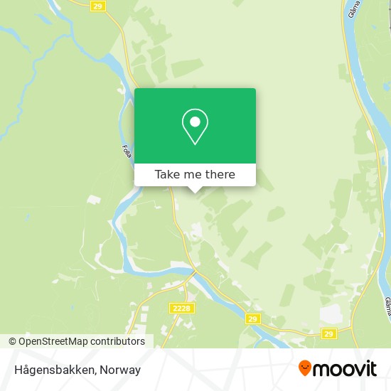 Hågensbakken map