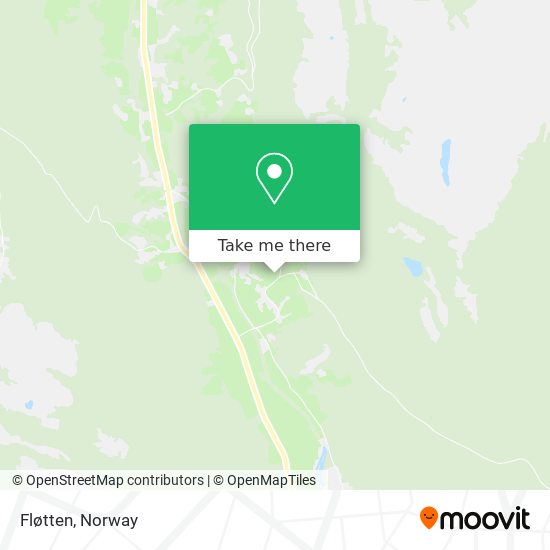 Fløtten map