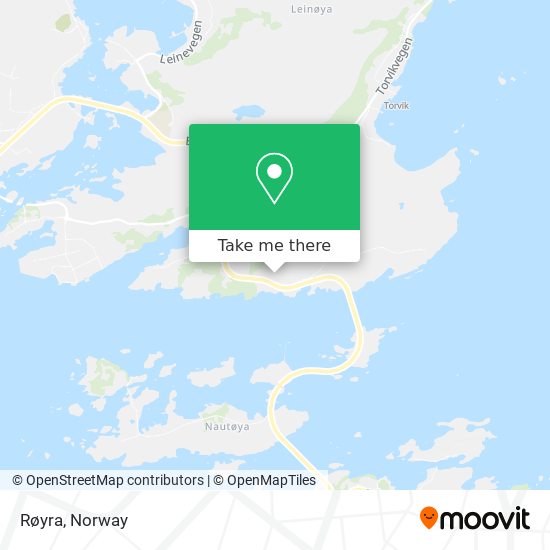 Røyra map