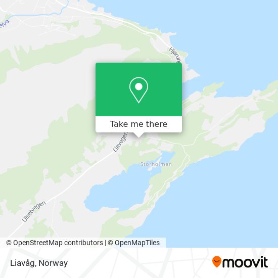 Liavåg map