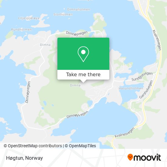 Høgtun map