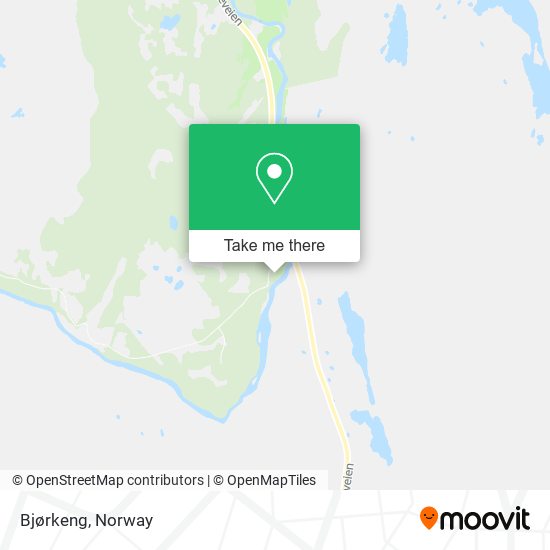 Bjørkeng map