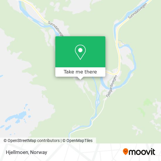 Hjellmoen map