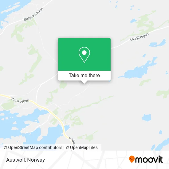 Austvoll map