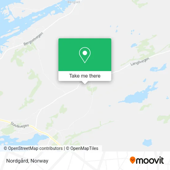 Nordgård map