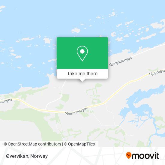 Øvervikan map