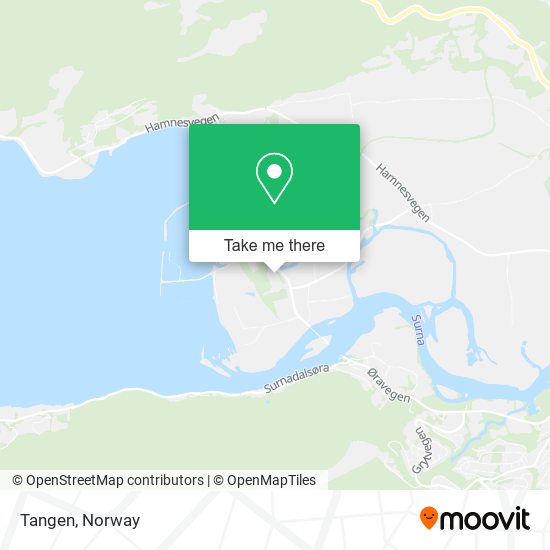 Tangen map