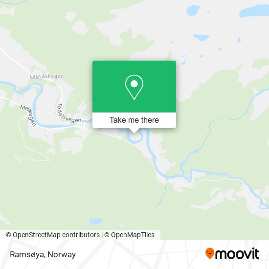 Ramsøya map