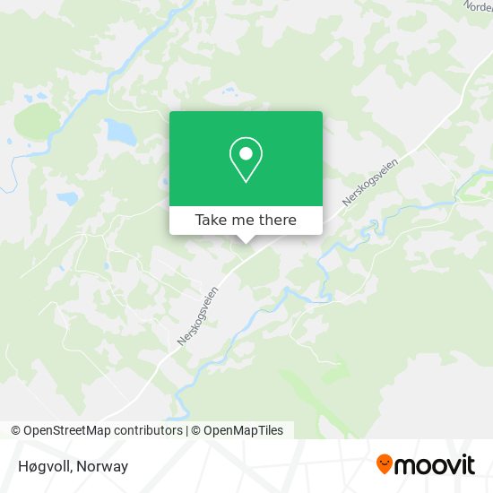 Høgvoll map