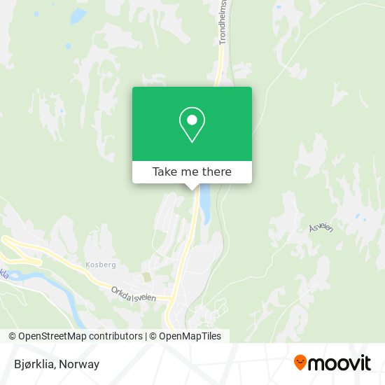 Bjørklia map