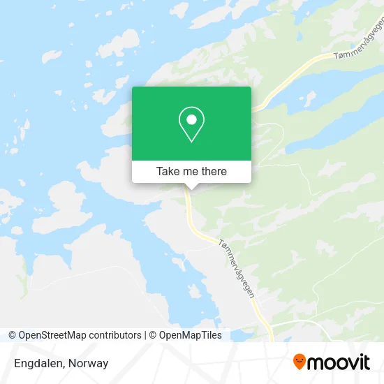 Engdalen map
