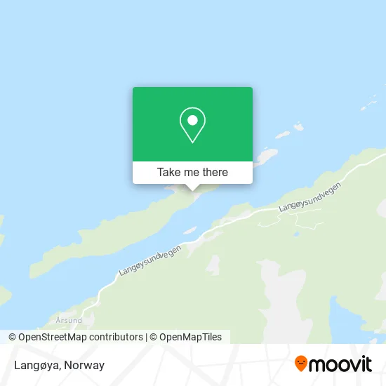 Langøya map