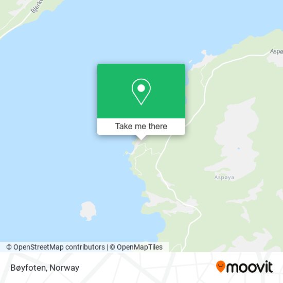 Bøyfoten map