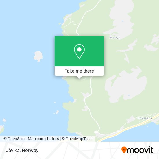 Jåvika map