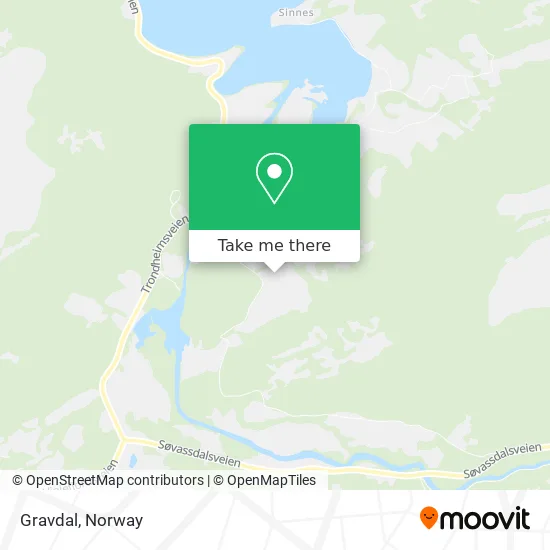 Gravdal map