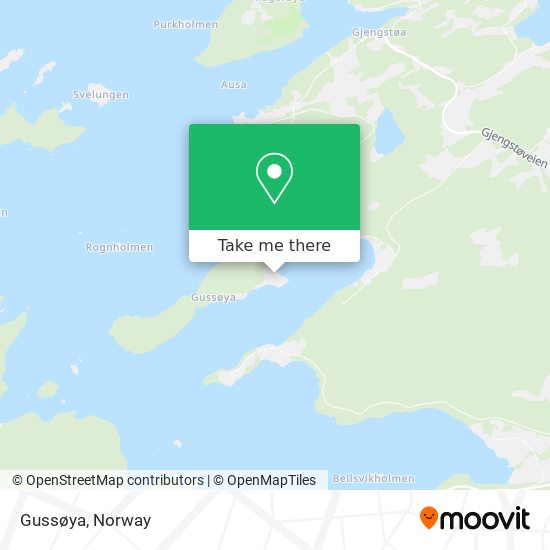 Gussøya map