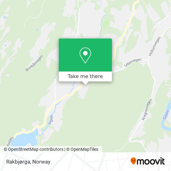 Rakbjørga map