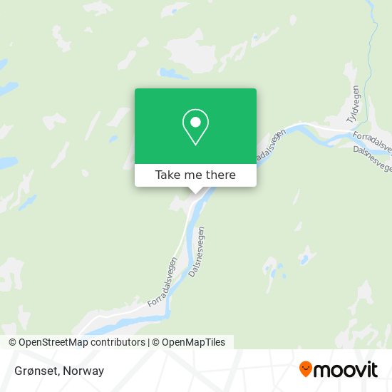 Grønset map