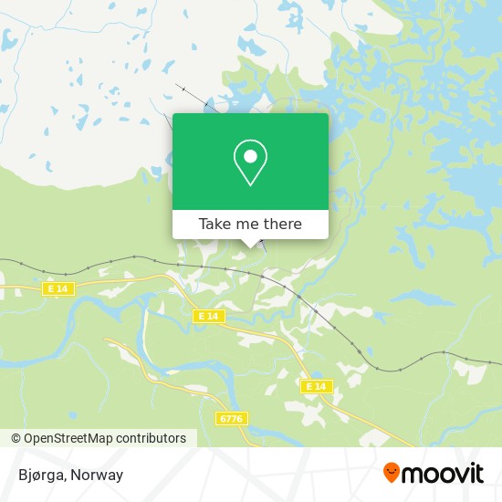 Bjørga map