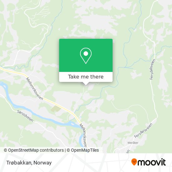 Trøbakkan map