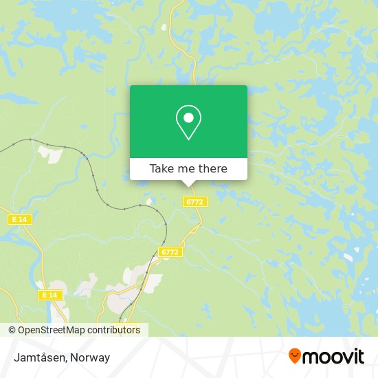 Jamtåsen map