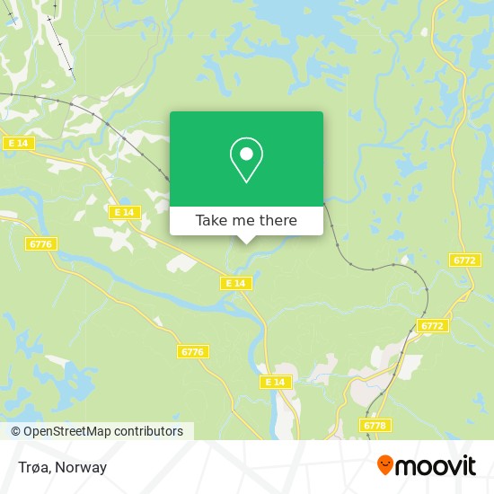 Trøa map