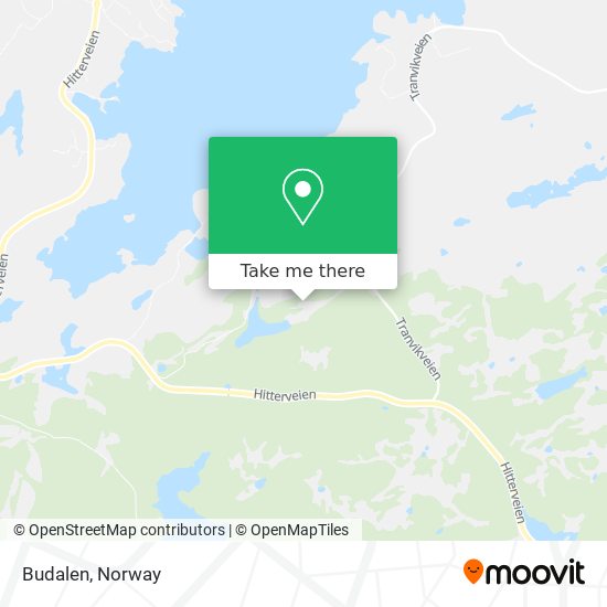 Budalen map