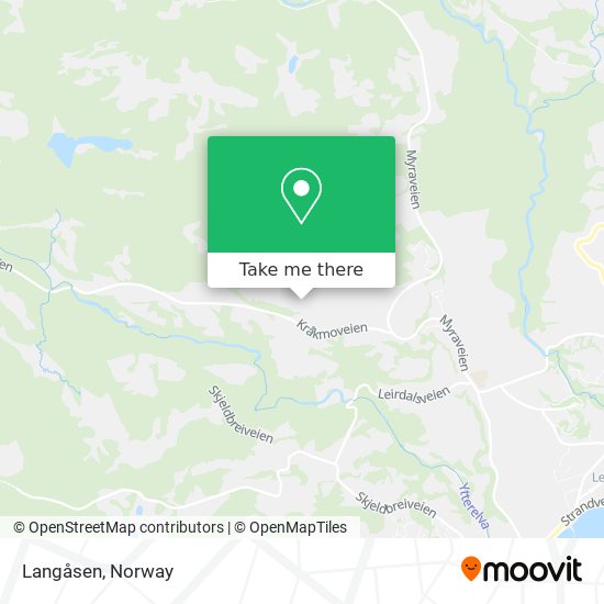 Langåsen map