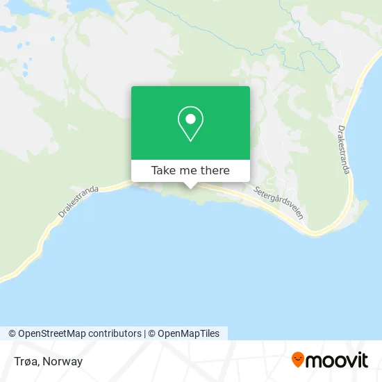 Trøa map