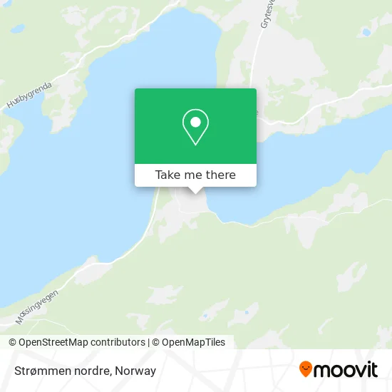 Strømmen nordre map