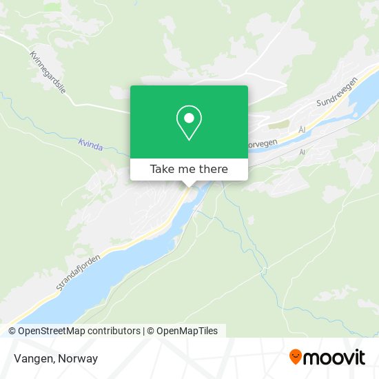 Vangen map