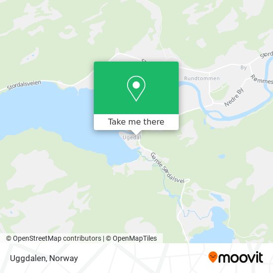 Uggdalen map