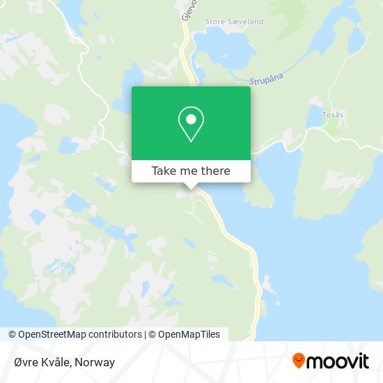 Øvre Kvåle map