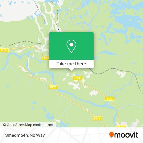 Smedmoen map