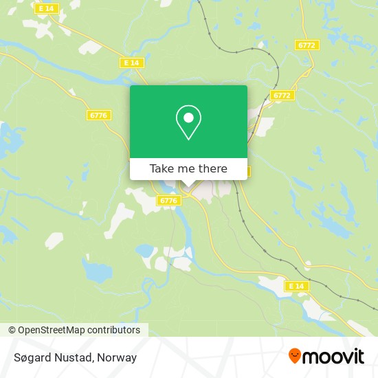 Søgard Nustad map