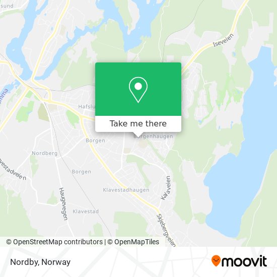 Nordby map