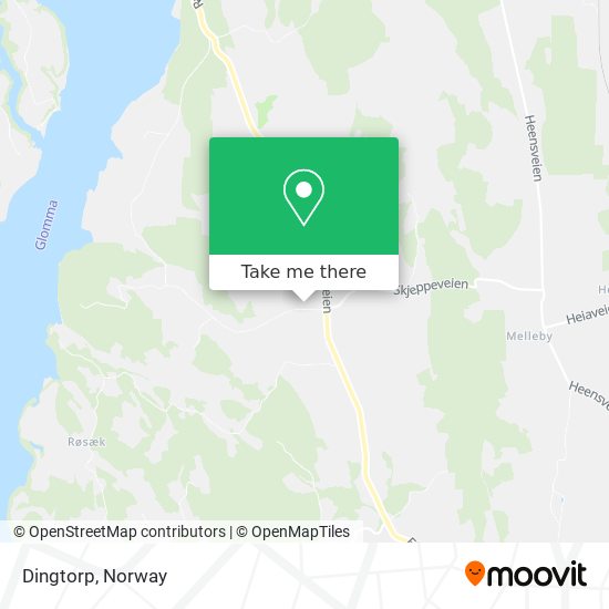 Dingtorp map