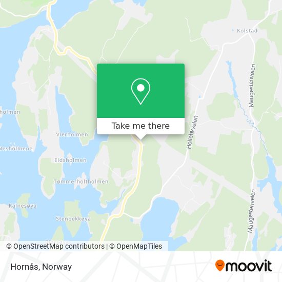 Hornås map