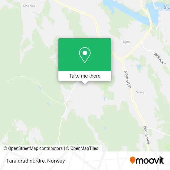 Taraldrud nordre map