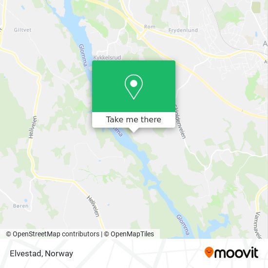 Elvestad map