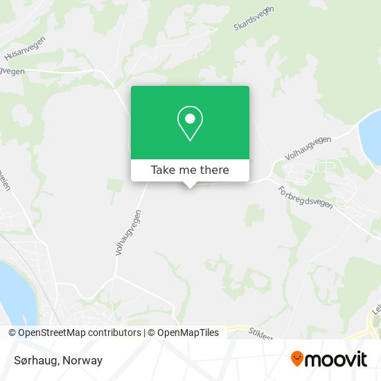 Sørhaug map